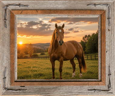 Western Frames with Barbed Wire – 8×10 Hobble Creek Series