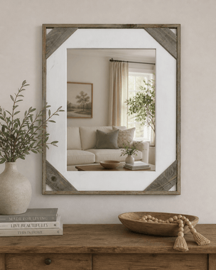 Skyline Mirror – Barnwood & Alder