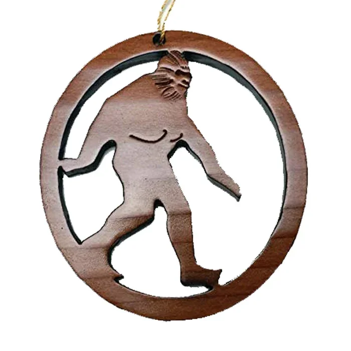 Bigfoot Christmas Ornament Wood Souvenir – 1054