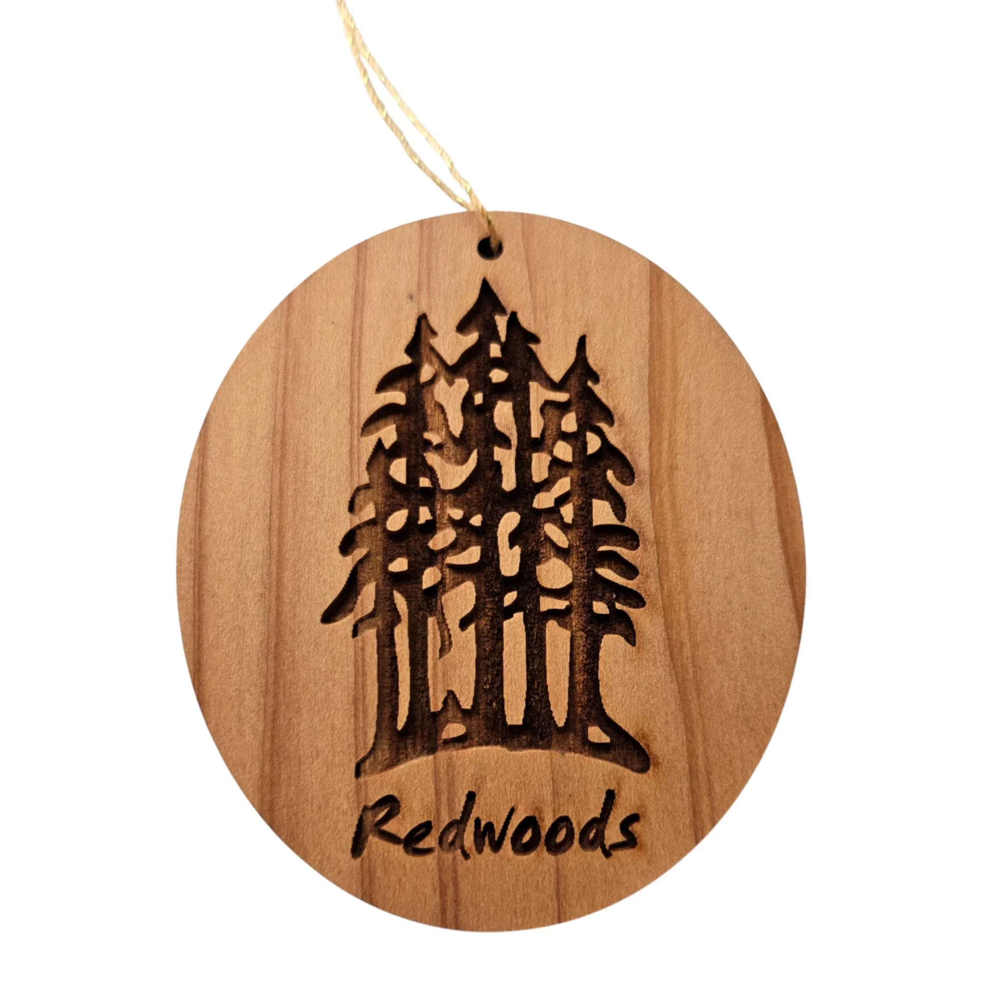 California Redwoods Multi Trees Wood Ornament Souvenir – 15018