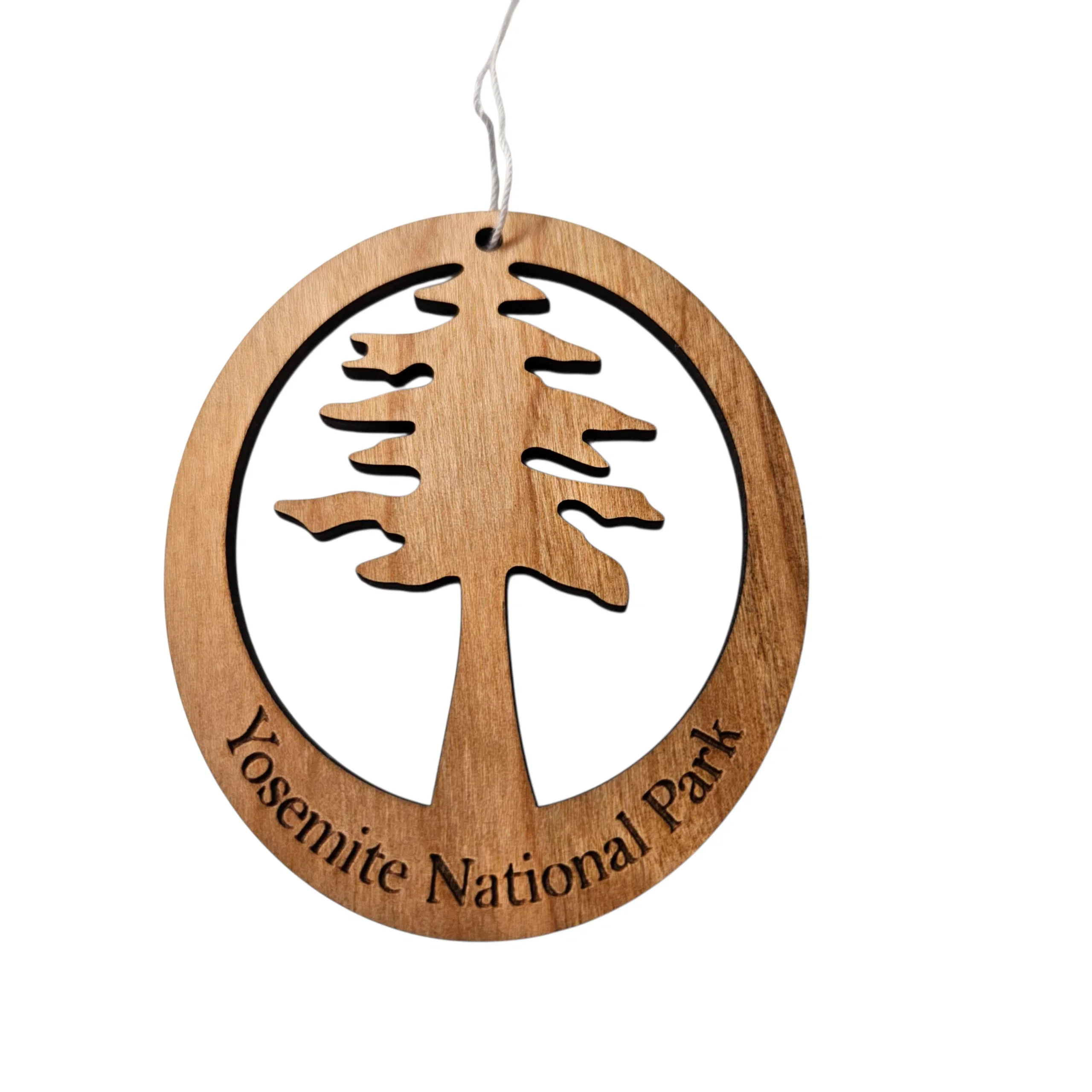 Yosemite Cutout Tree Ornament Wood – Yosemite National Park – 15157